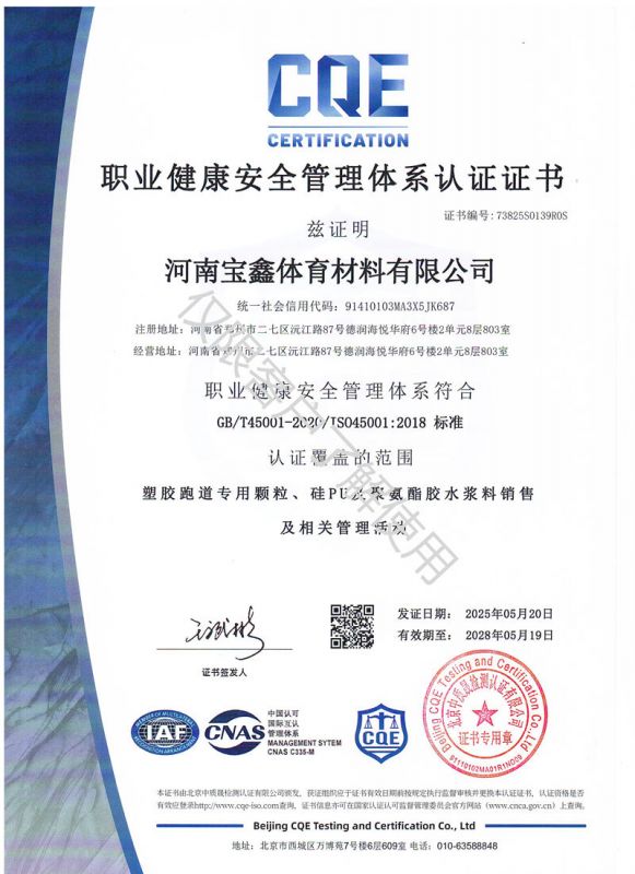 職業健康安全管理體系